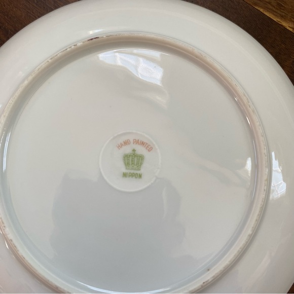 Vintage Nippon Japan Hand Painted Tea Cup and Saucer - Picture 9 of 10